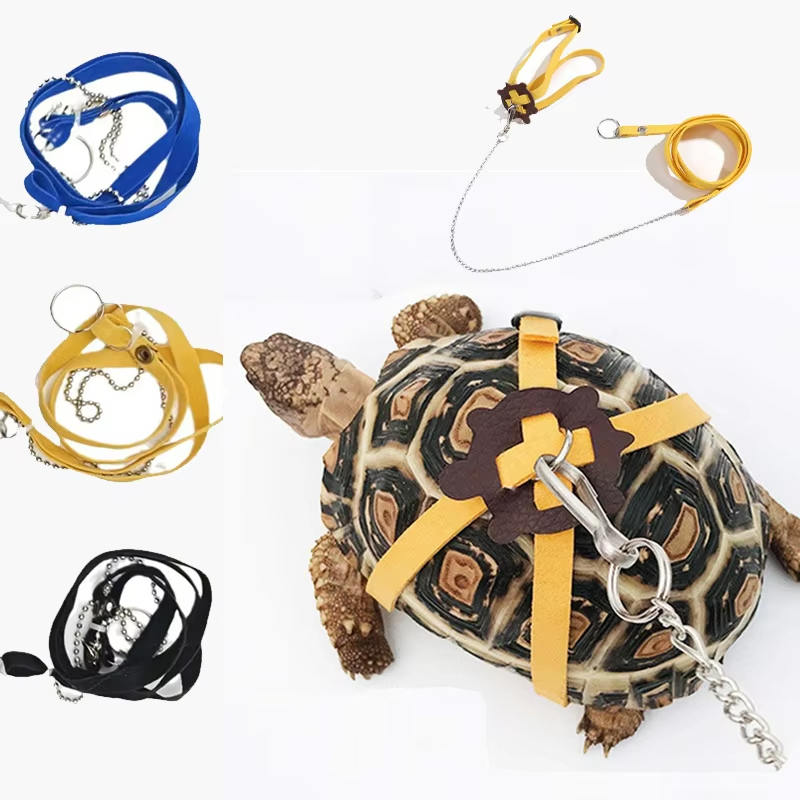 Szelki dla żółwia ze smyczą, p – Water Dish Reptile recenzja i cena